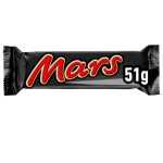 شکلات مارس 50 گرم با مغز کارامل
