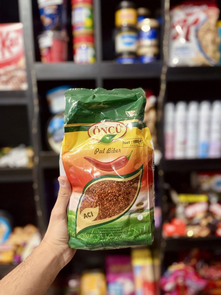 فلفل قرمز پول بیبر ترکیه‌ای برند اونجو بسته یک کیلوگرمی