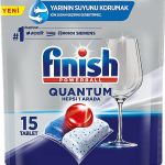Finish Quantum بسته ۱۵ عددی برای ماشین ظرفشویی