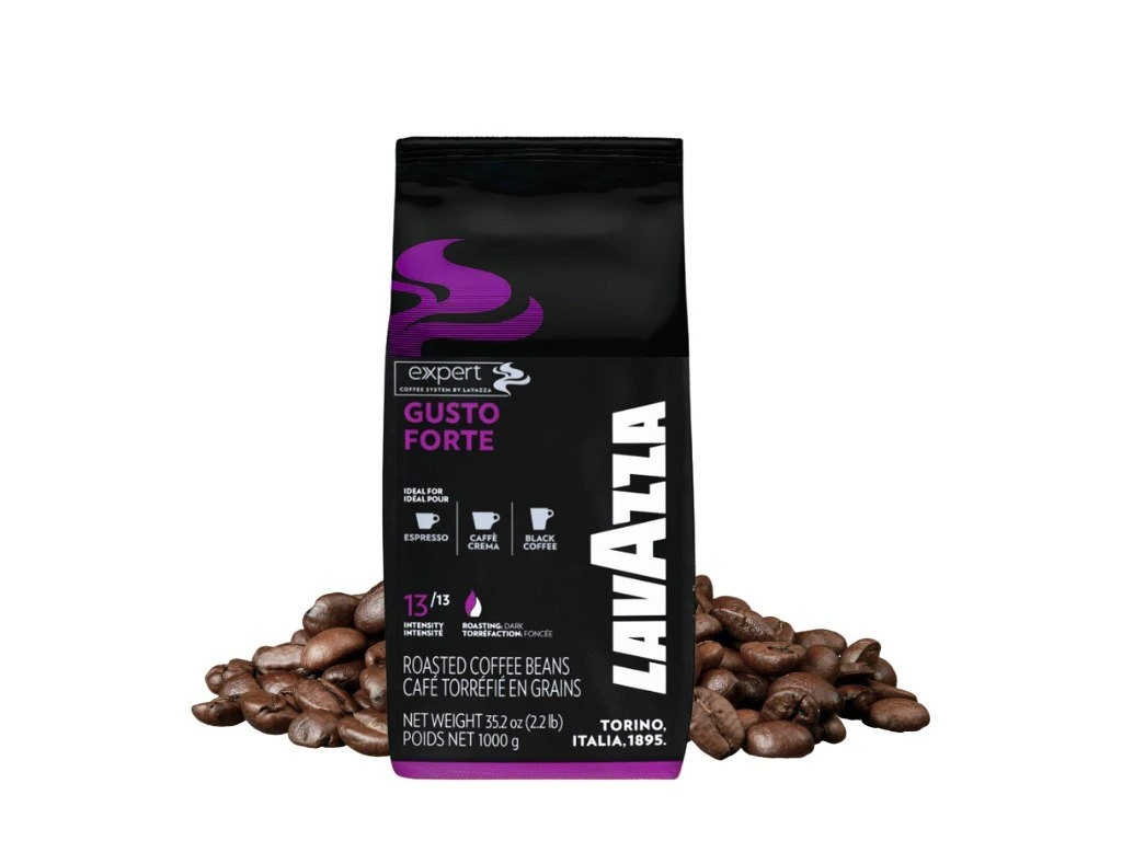 دانه قهوه لاوازا گوستو فورته 1 کیلوگرم ا Lavazza Gusto Forte Expert 1kg