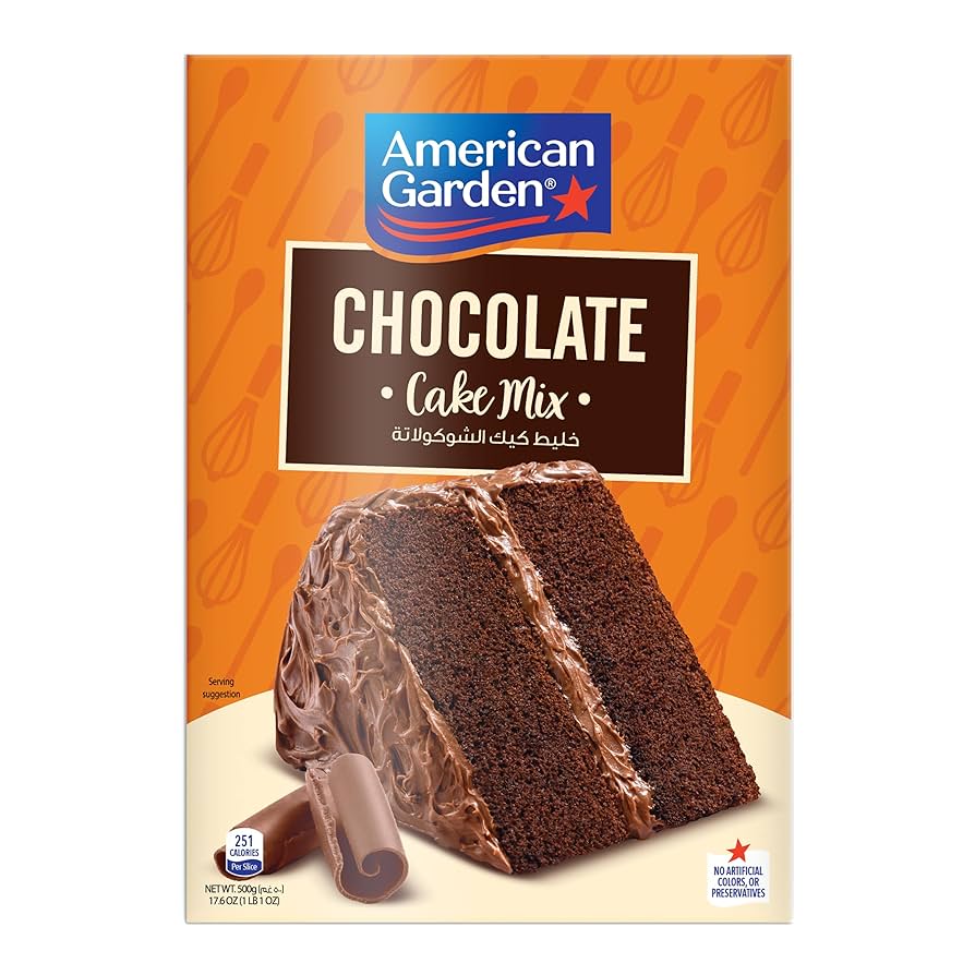 پودر کیک امریکن گاردن 500 گرم American Garden-chocolate(شکلاتی) پودر کیک امریکن گاردن 500 گرم American Garden-chocolate(شکلاتی)