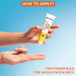 ضد آفتاب فلوئیدی ویتامین c بی رنگ گارنیر با spf 50