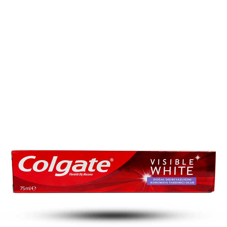خمیردندان سفید کننده کلگیت مدل Visible White حجم 75 میل