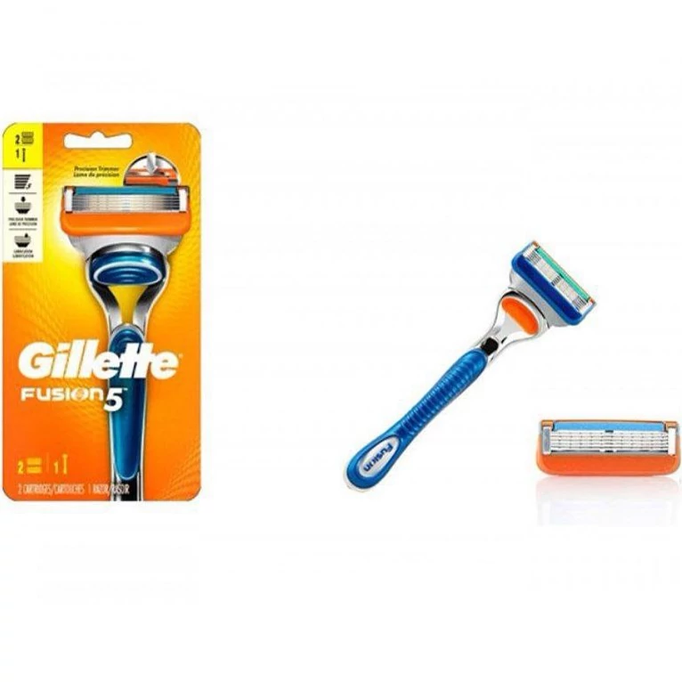 دسته تیغ فیوژن دو یدک ژیلت Gillette Fusion5 دسته تیغ فیوژن دو یدک ژیلت Gillette Fusion5