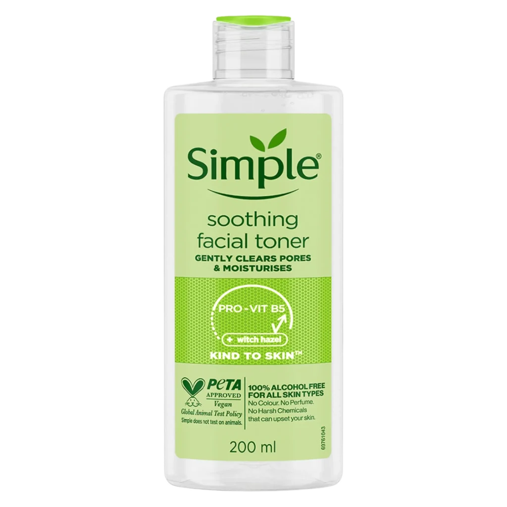 تونر سیمپل مدل kind to skin حجم 200 میلی لیتر
