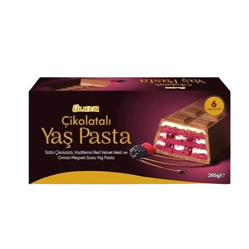 کیک خیس شکلاتی اولکر Ülker Yaş Pasta Red Velvet | 395 gr