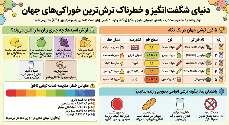 ترش ترین خوراکی جهان