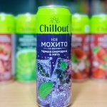 نوشیدنی گازدار موهیتو انگور و نعناع 450 میل chillout
